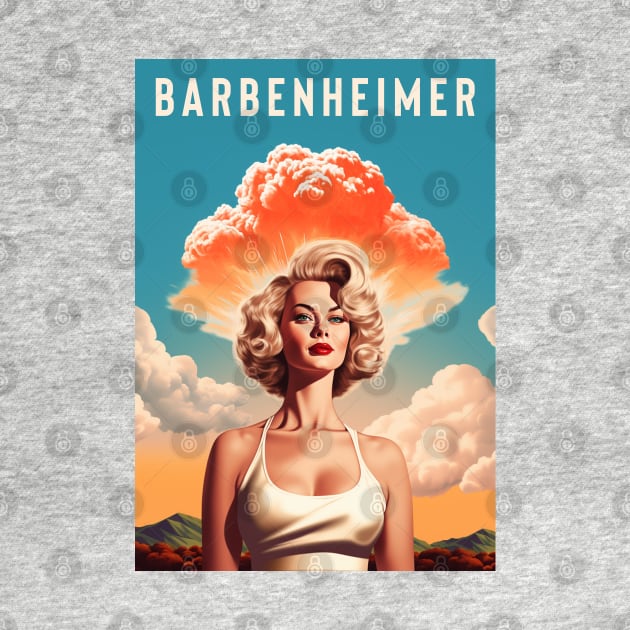 Barbie x Oppenheimer 2023 | BARBENHEIMER by Retro Travel Design